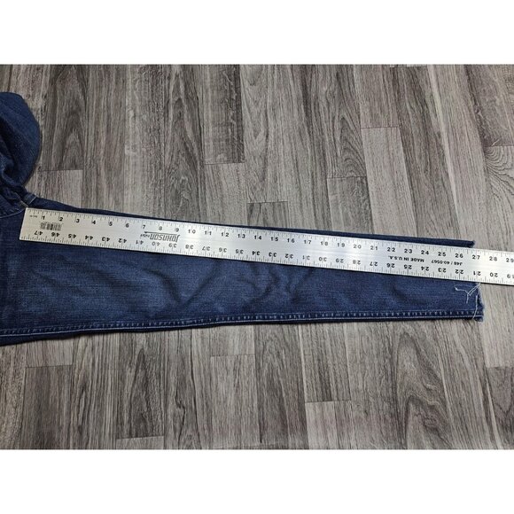 Madewell Jeans Womens 27 Blue High-Rise Skinny Raw Hem Stretch Denim - Picture 12 of 14